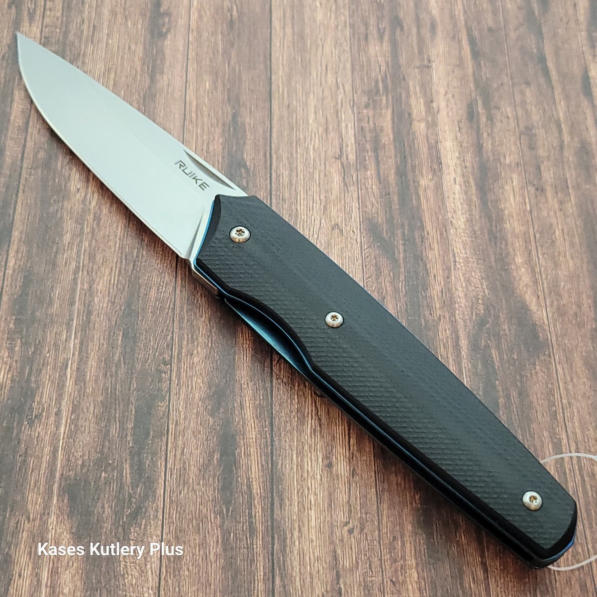 Ruike P848 Linerlock Satin 14C28N Sandvik Black G10 Folding Pocket