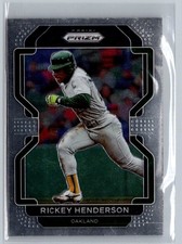2022 Panini Prizm #157 Rickey Henderson Tier II Oakland A's