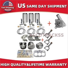 3tnm74 Overhaul Rebuild Kit+rod+oil Pump For Yanmar Engine Sct1 Sa221 Tractor