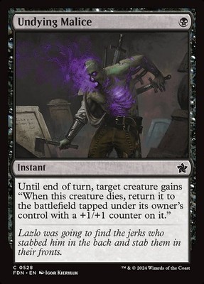 Undying Malice 528 C FDN MTG NM