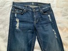 NWOT Seven For All Mankind Roxanne Skinny Jeans Mid Rise Destroyed Size 27 — photo 1