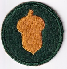 87th Infantry Division patch real WWII make unissued Golden Acorn