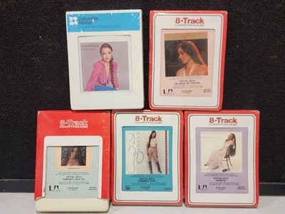 Vintage LOT OF 5 -  SEALED CRYSTAL GALE 8-Track Tapes Country Classics 1970's