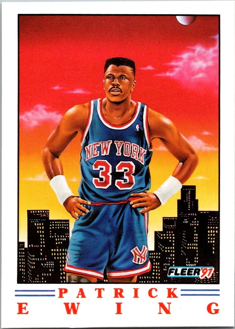 1991-92 Fleer - Pro Vision Patrick Ewing #4