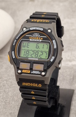 Vintage Timex Ironman 8 Lap Digital Quartz Herrenuhr