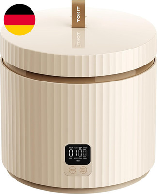 TOKIT Rice Cooker 1.5L Pro Reiskocher Klein Mini Aber Multifunktionen Mit Displa