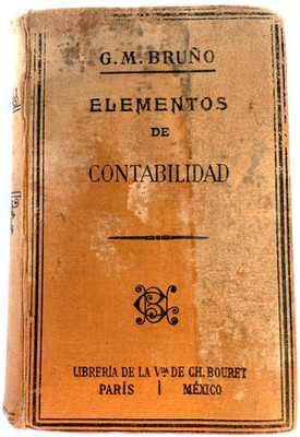 Elementos de Contabilidad por el Prof. G.M. Bruño - 1928  - Spanish C136