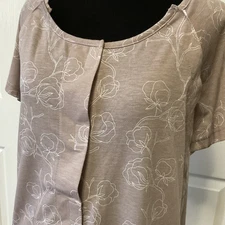 Kindred Bravely Labor Delivery Gown Sz S/M/L  (New without tags) Lilac Bloom