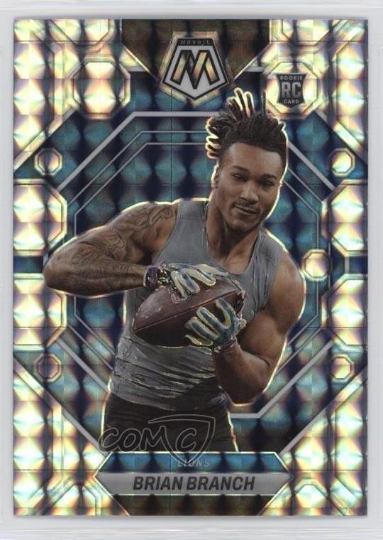 2023 Panini Mosaic Rookies Mosaic Prizm Brian Branch #287 13g1