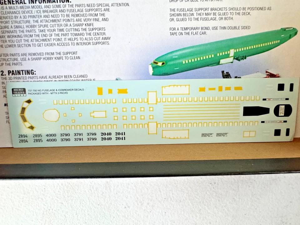 Micro-Trains #993 01 781 N TTX Fuselage 2-Pack Set #1 - #981218 & #978674 - NOS - Image 4 of 4