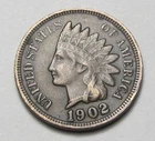 1902 INDIAN HEAD CENT,FULL LIBERTY, VERY NICE COIN!!!!(A8)