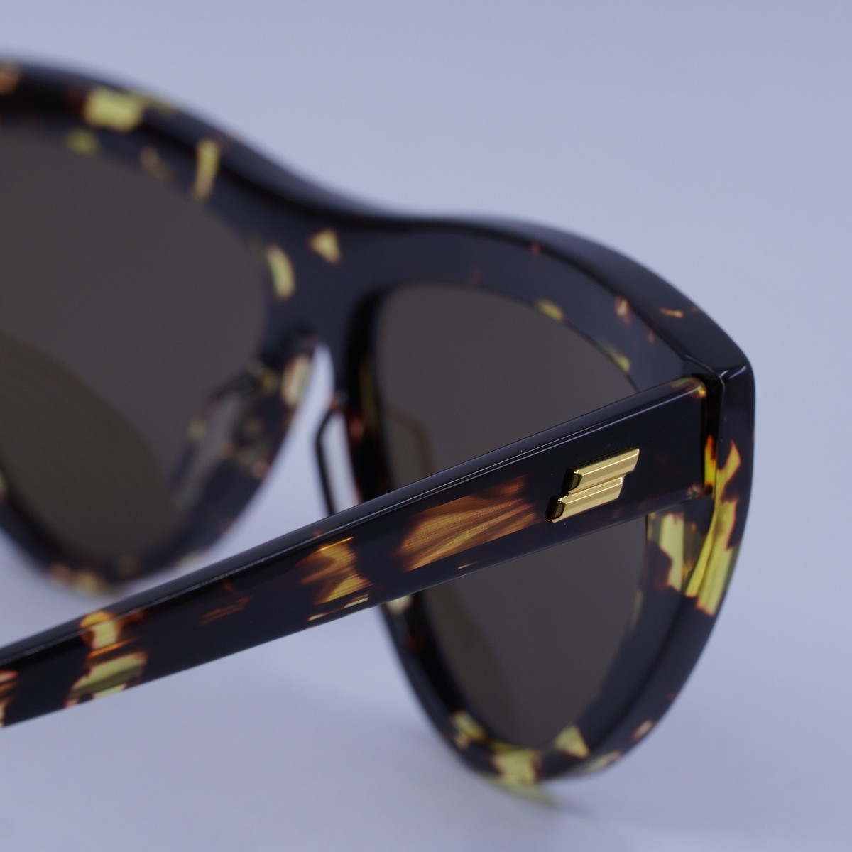 New Bottega Veneta BV1018S 002 Havana/Brown 57-13-145  display picture 2