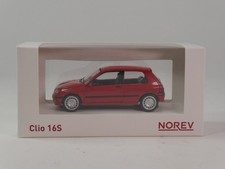 Norev Renault Clio 16S Red 1991 1/43 Street Diecast Car 517523
