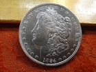 1884 United States Morgan Silver Dollar $1 (Cleaned) - No Reserve - Free S&H USA