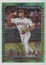 2024 Topps Chrome Green Sonar Refractor 37/99 Kyren Paris #151 4l3