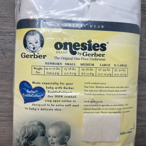 Vintage 80er Jahre Gerber Baby Unisex (Junge oder Mädchen) Shirt Kurzarm (4er Pack) - Bild 3 von 5
