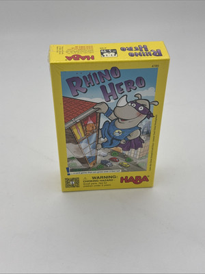 HABA Rhino Hero A Heroic Stacking Card Game for Ages 5 and Up New Factory Sealed