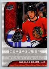 2020-21 Upper Deck Trilogy Rookie Renditions #RR17 Nicolas Beaudin (ref 214976)
