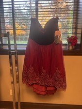 Kalani Hilliker Ballet Collection Burgundy Cocktail Dress NWT SALE sz 10