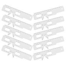 10 Pcs Règle Pd pour Lunettes Cadre de Distance Pupillaire Outil de Mesure