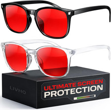 High Tech Blue Light Glasses - Advanced Blue Light Blocking Computer Glasses - S