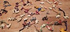 Lot Vtg Cracker Jack Charms Celluloid Plastic Metal Loops 100pcs Animals & More! — photo 2