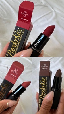 MAC Powder Kiss Hazy Matte Lipstick - NIB - $27 VALUE (choose your shade)