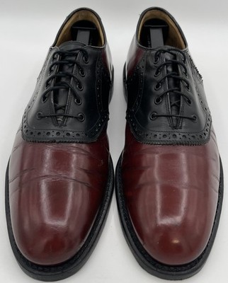 Johnston & Murphy Aristocraft Shell Cordovan Two-Tone Oxblood