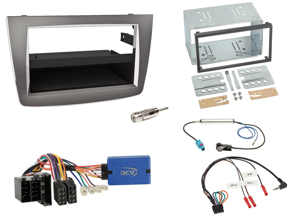 JVC USB Bluetooth Lenkrad DAB 2DIN Autoradio für Alfa Romeo Mito 13-18 955 ISO s - Bild 3 von 4