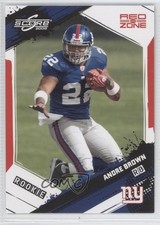 2009 Score Rookie Red Zone 70/100 Andre Brown #306 0w8
