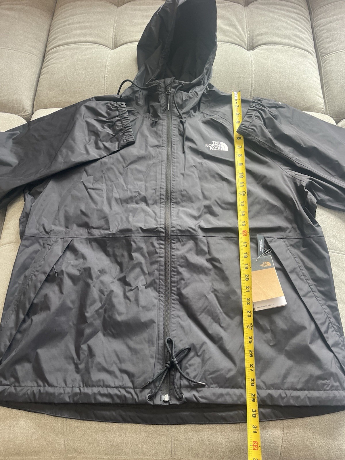 NWT The North Face Men’s Antora Rain Hoodie Jacket Black XXL thumbnail 3