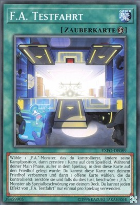 YuGiOh F.A. Testfahrt EXFO-DE089 Common Neu 1st