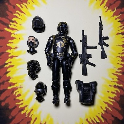 2021 GI Joe Black Major Action Custom Crimson Shadow Guard Elite Action Figure