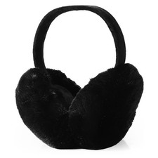 Women Winter Earmuffs, Cute Faux Furry Ear Muffs Winter Warm Foldable Ear Cov...