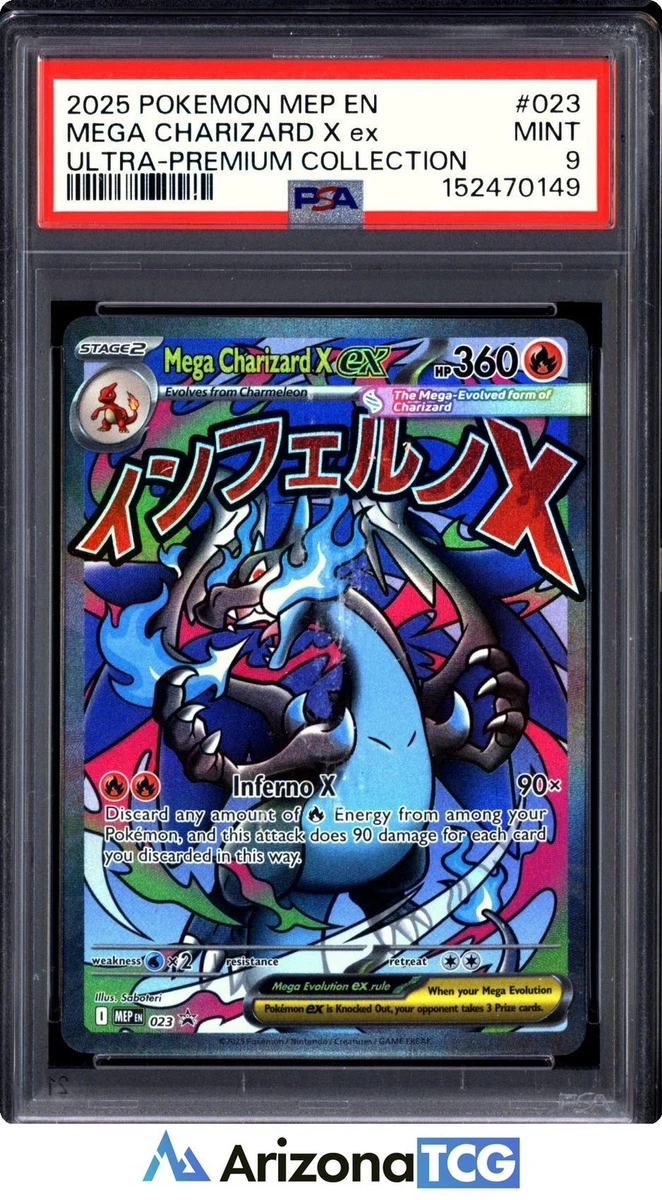 Charizard Pokémon TCG Grade 9 Nintendo Individual Collectible Card