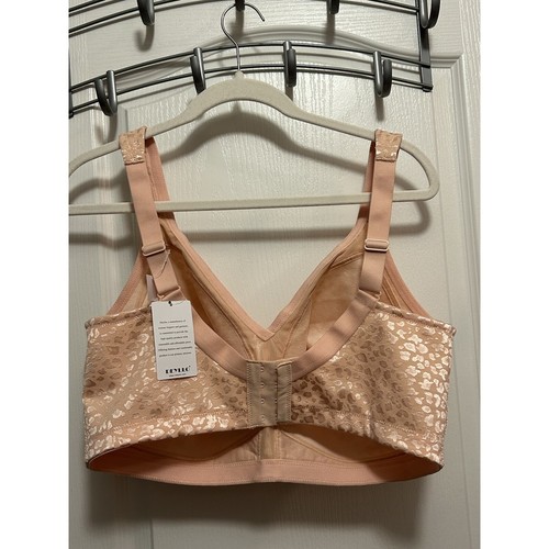 Deyllo Women's Adjustable Strap Minimizer Full Coverage Bra Size 40H Pink Nude - Bild 2 von 19