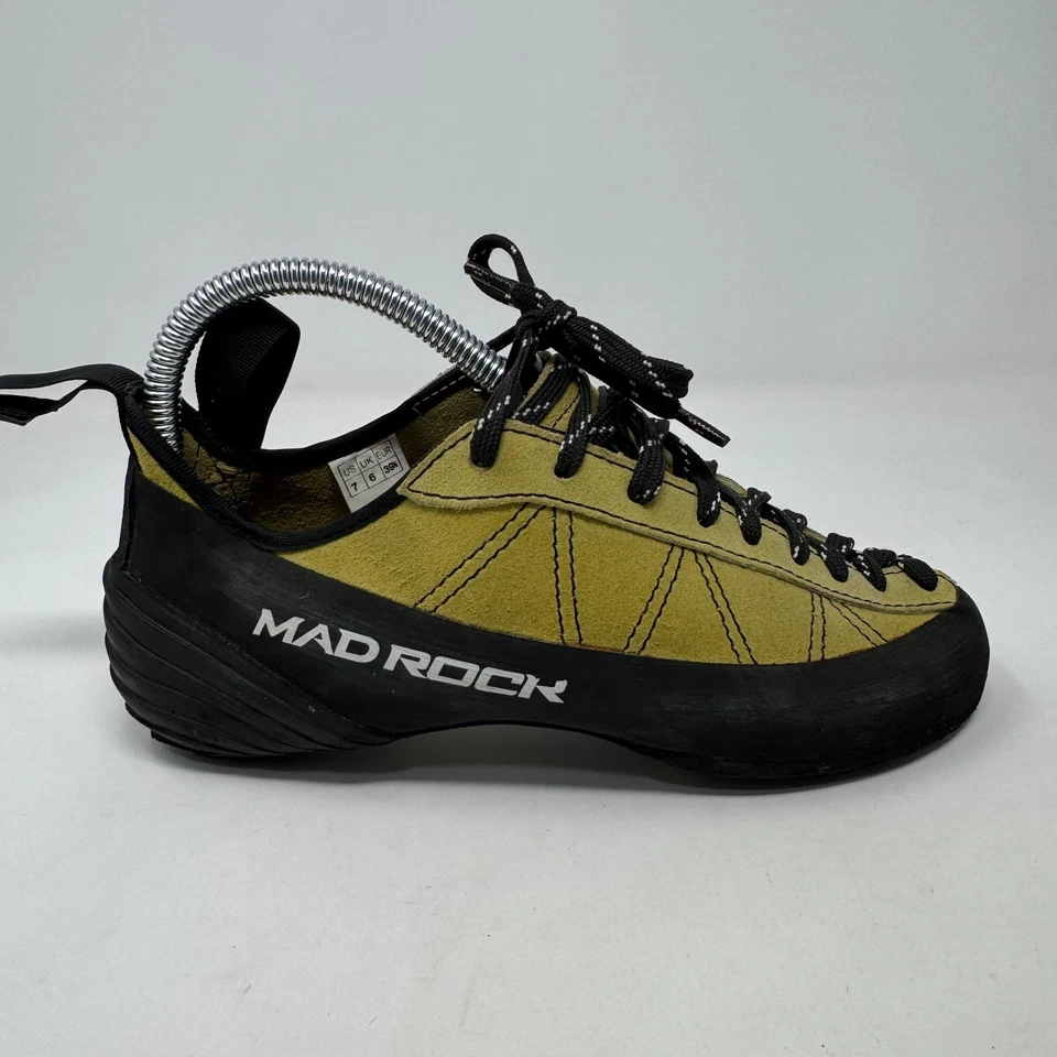 Mad Rock Phoenix Climbing Shoes Friction Shoes Lace Up Green Men's Size 7 - Image 2 of 4