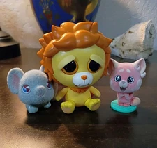 Toy Figure Lot of 3 Quality Used Toy Figures including a Jazware Feisty Pet