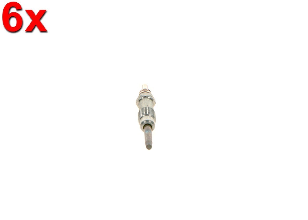 BOSCH 6x Glow Plugs For MERCEDES MULTICAR Ux100 PUCH G-Modell 95-10 0250202140