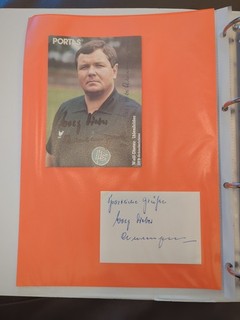 Autogrammsammlung 100 handsignierte Autogramme Schiedsrichter Bundesliga DFB