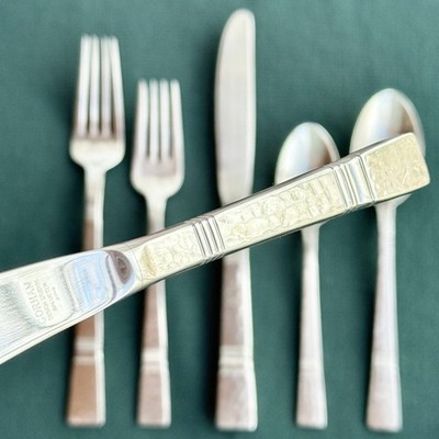 Gorham Japan BALUSTER Stainless Steel Hammered Satin Flatware - Choose Pieces