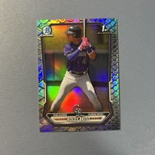2026 Bowman Chrome Roldy Brito Reptilian 1st #BCP-21 ROCKIES