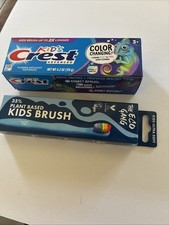 Crest Advanced Color Changing Toothpaste for Kids with Toothbrushes