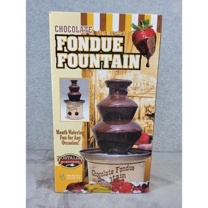Nostalgia Electrics Chocolate Fondue Fountain Electric Countertop Appliance