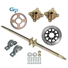 Rear Live Axle Wheel Hub Complete Kit For Go Kart Golf Cart ATV Buggy Quad 44"