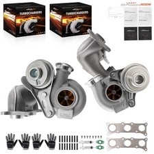 Billet 6+6 Twin Turbos for BMW N54 B30 135i 3...