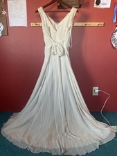  DB Studio Long Chiffon Surplice Tank Bridesmaid/Prom/Wedding Dress Sz 14 