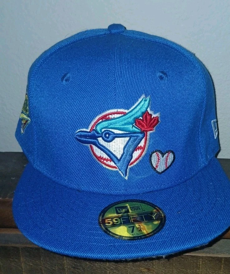 Rare New Era Toronto Blue Jays 1992 World Series Hat Fitted Cap 59FIFTY 7 3/4