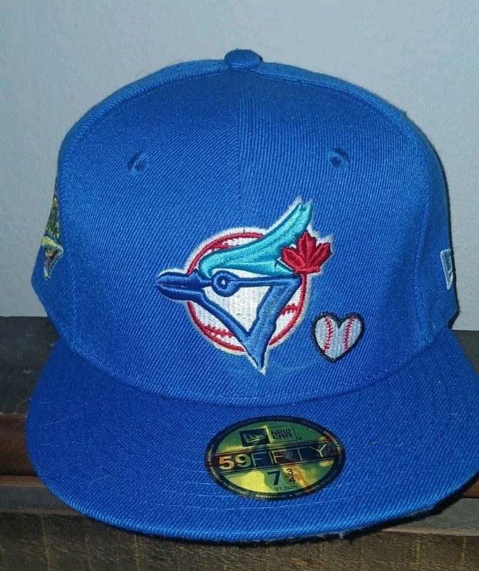 Rare New Era Toronto Blue Jays 1992 World Series Hat Fitted Cap 59FIFTY 7 3/4