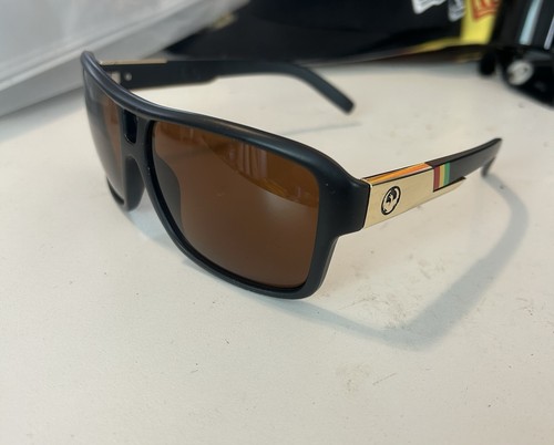 NEW DRAGON THE JAM Rasta BLACK SUNGLASSES